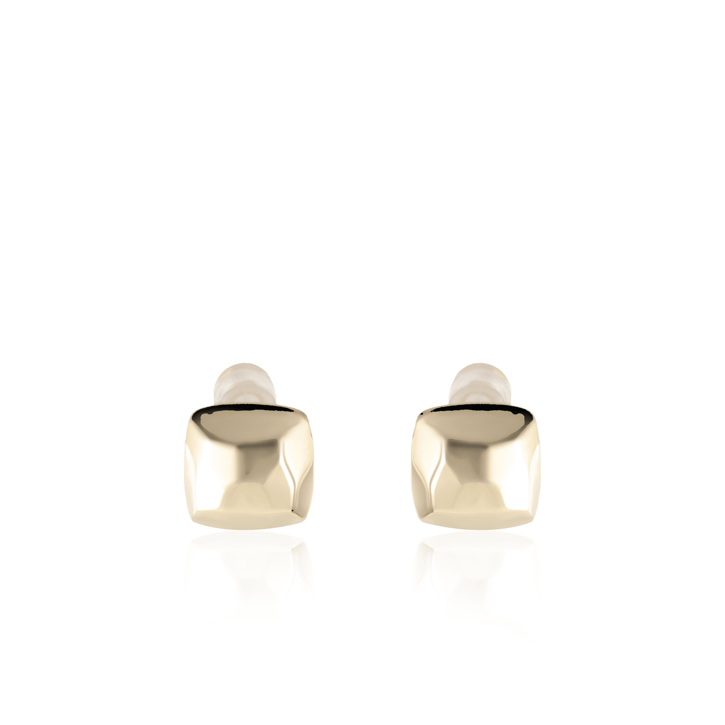 Σκουλαρίκια καρφωτά κύβος Mar and Mar Cube Studs από Ασήμι 925