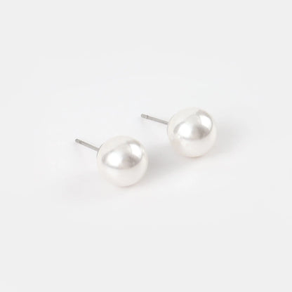 Σκουλαρίκια καρφωτά πέρλα Mar & Mar Pearl Studs από ανοξείδωτο ατσάλι