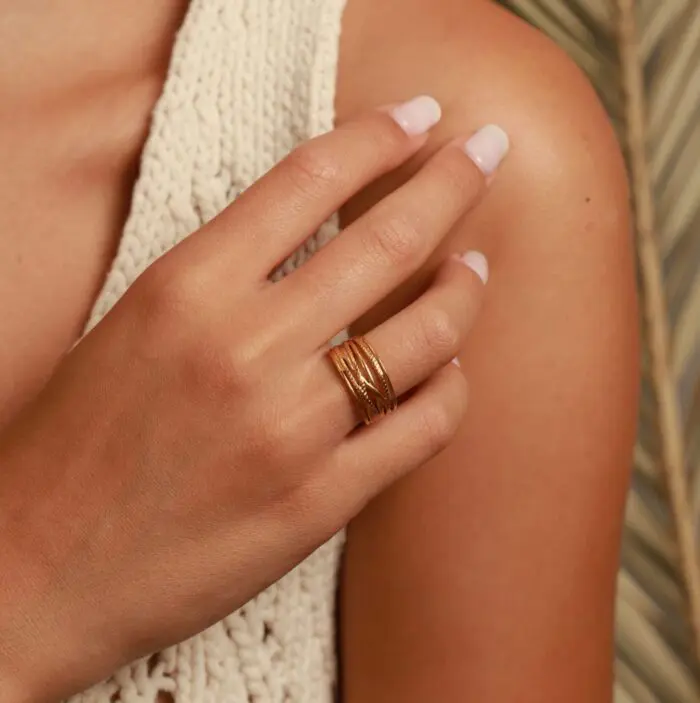 Γυναικείο δαχτυλίδι Mar & Mar Ellie από ανοξείδωτο ατσάλι