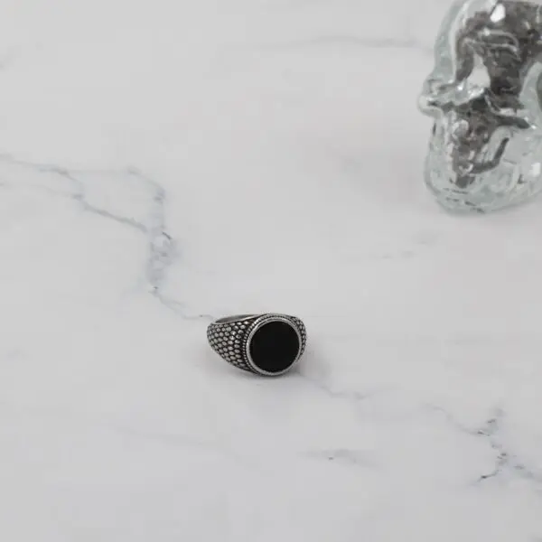 Ανδρικό δαχτυλίδι με όνυχα Mar & Mar Wrenley από ανοξείδωτο ατσάλι