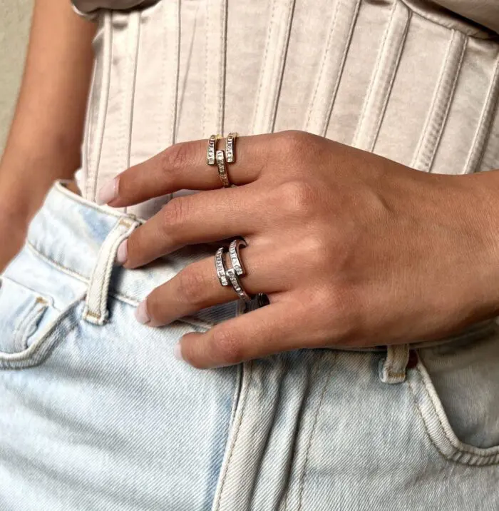 Γυναικείο δαχτυλίδι με ζιργκόν Erma