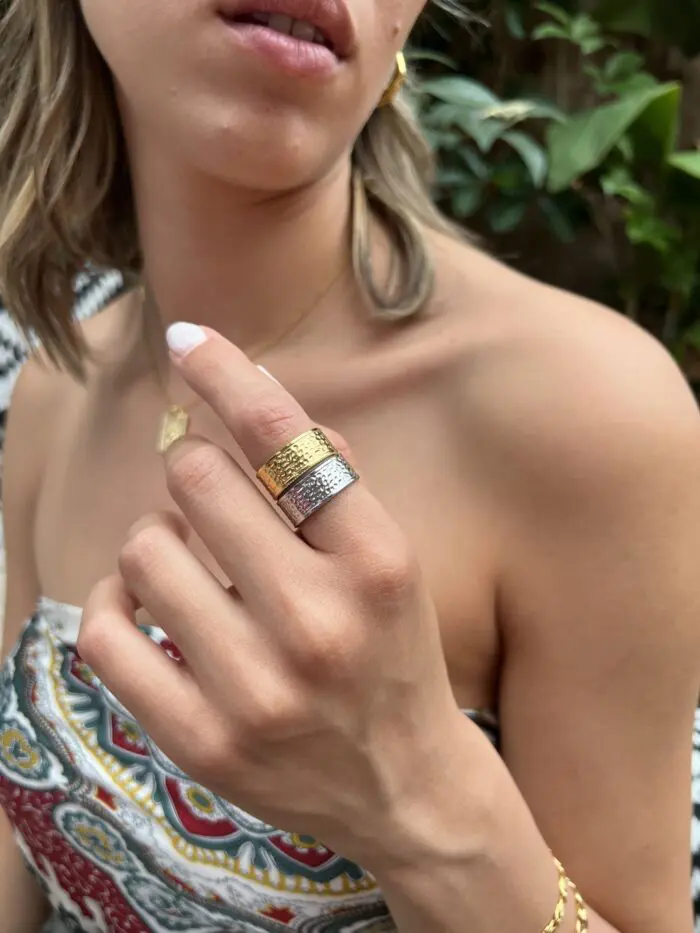 Γυναικείο δαχτυλίδι σφυρήλατο Desin II
