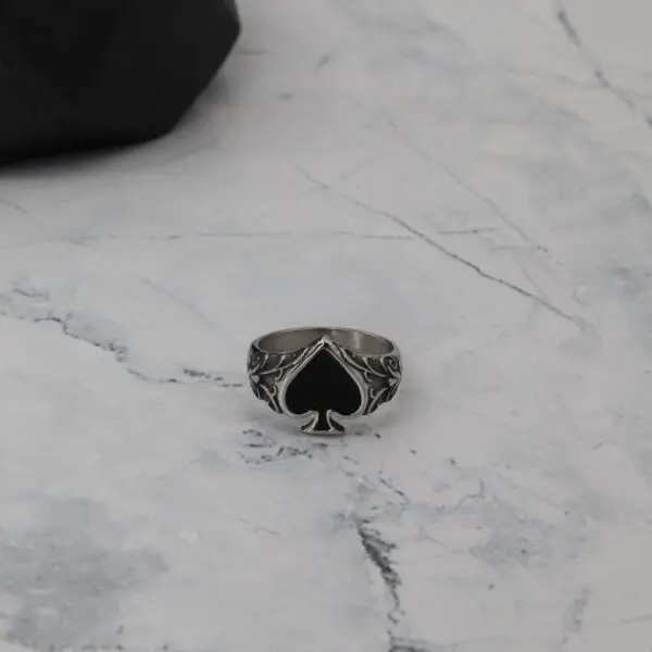 Ανδρικό δαχτυλίδι με όνυχα Mar & Mar Spade από ανοξείδωτο ατσάλι