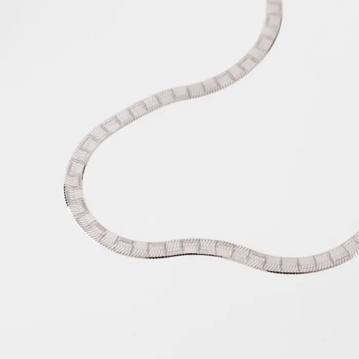 Αλυσίδα λαιμού Mar & Mar Flat Snake από Ασήμι 925
