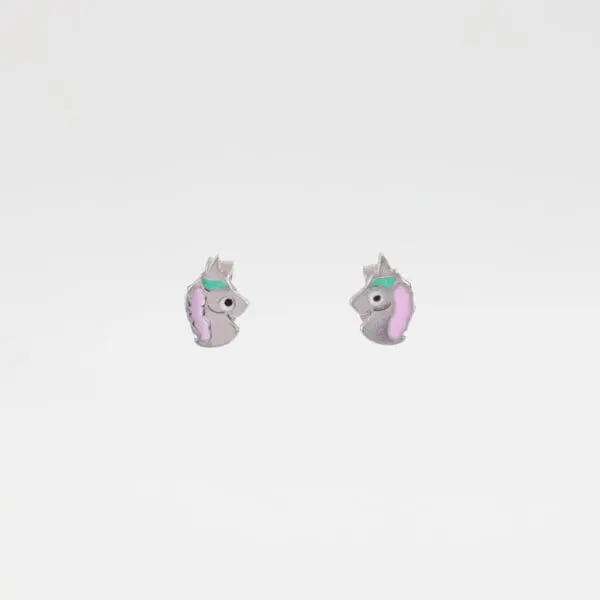 Παιδικά σκουλαρίκια καρφωτά Μονόκερως Mar & Mar Unicorn Face S925 Kids από ασήμι 925