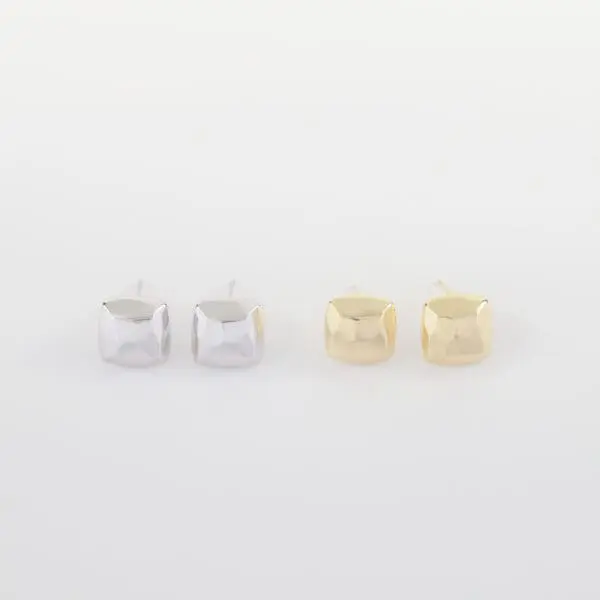 Σκουλαρίκια καρφωτά κύβος Mar & Mar Cube Studs από Ασήμι 925