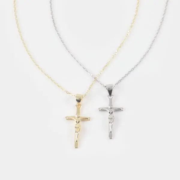 Κολιέ με σταυρό Mar & Mar Jesus Cross S925 από Ασήμι 925