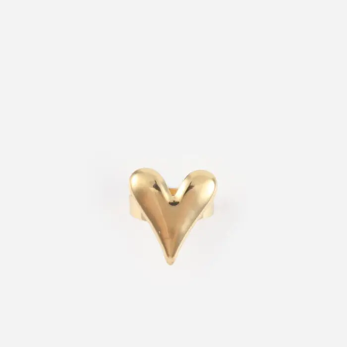 Γυναικείο δαχτυλίδι σε σχήμα καρδιάς Mar & Mar Laila Heart από ανοξείδωτο ατσάλι