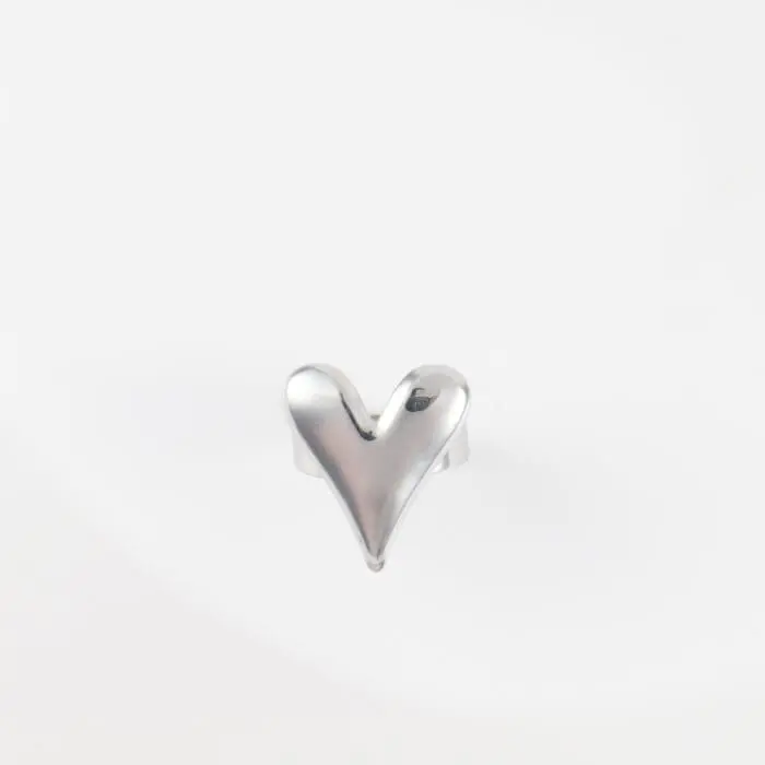 Γυναικείο δαχτυλίδι σε σχήμα καρδιάς Mar & Mar Laila Heart από ανοξείδωτο ατσάλι