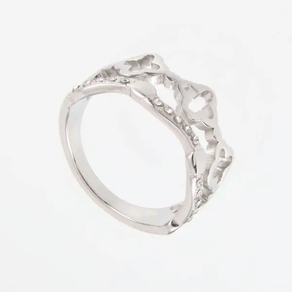Γυναικείο δαχτυλίδι με πέτρες ζιργκόν Mar & Mar Jolanda II από ανοξείδωτο ατσάλι