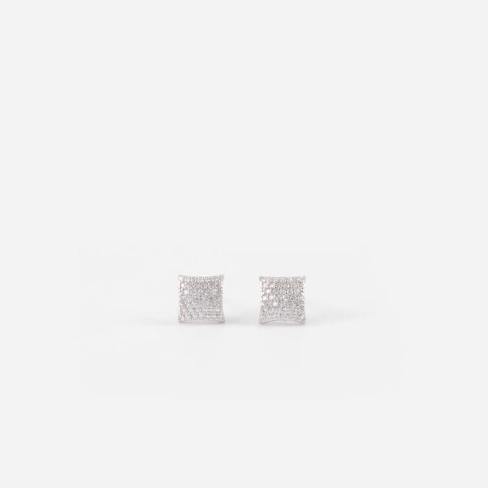 Σκουλαρίκια καρφωτά με πέτρες ζιργκόν Mar & Mar Lucinda από Ασήμι 925