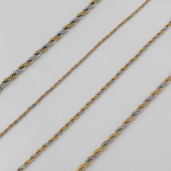 Twisted Gold/Silver Chain