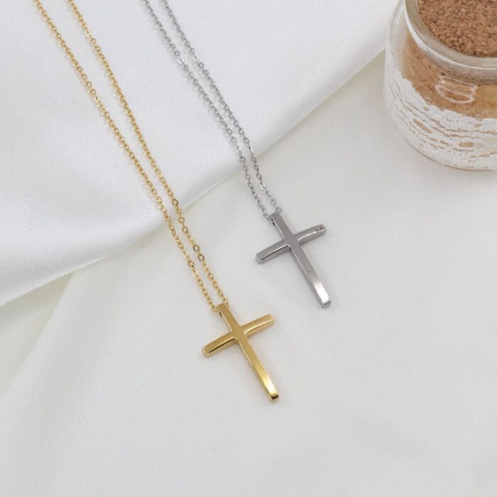 Milan II Cross Necklace