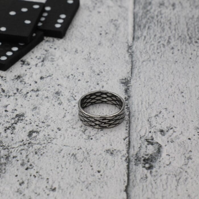 Ανδρικό δαχτυλίδι Mar & Mar Crossed από ανοξείδωτο ατσάλι