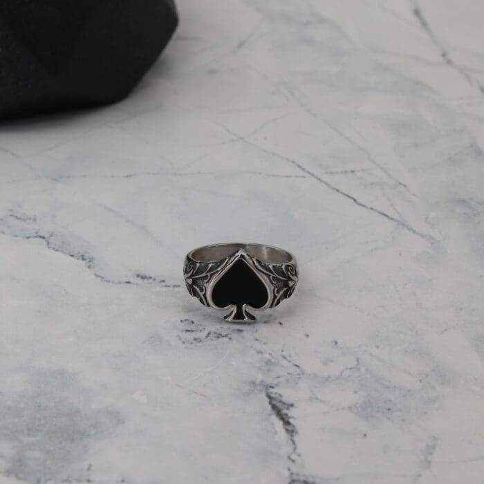 Ανδρικό δαχτυλίδι με όνυχα Mar & Mar Spade από ανοξείδωτο ατσάλι