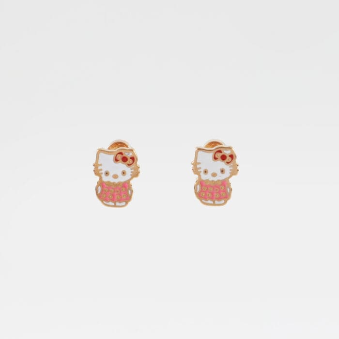 Παιδικά σκουλαρίκια καρφωτά Hello Kitty Mar & Mar Hello Kitty Kids από ανοξείδωτο ατσάλι