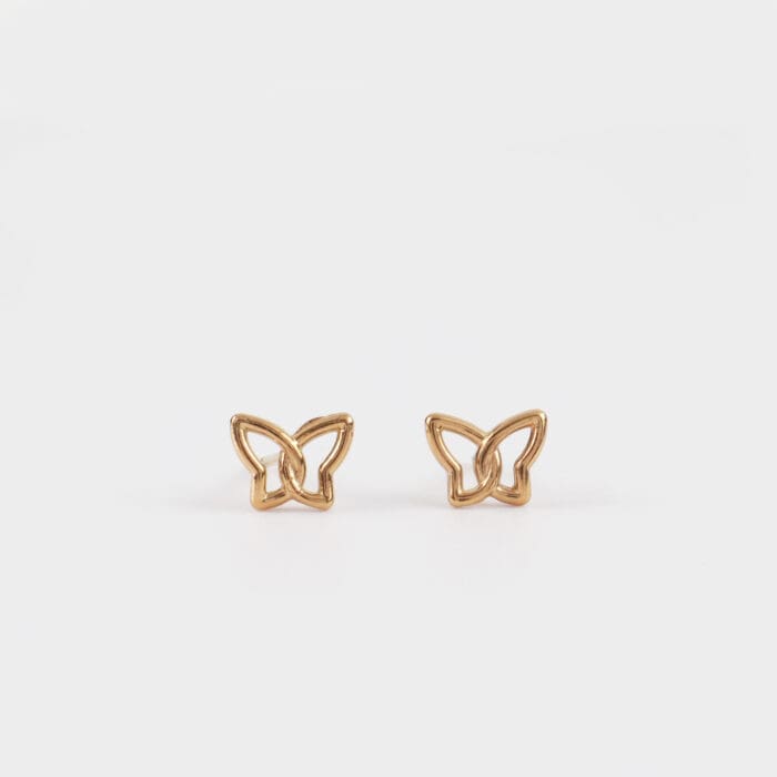Παιδικά σκουλαρίκια καρφωτά πεταλούδες Mar & Mar Butterfly Knot Kids από ανοξείδωτο ατσάλι