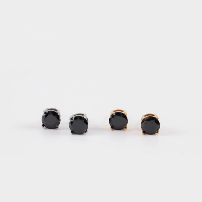 Σκουλαρίκια καρφωτά με πέτρα ζιργκόν Mar & Mar Veida από ανοξείδωτο ατσάλι