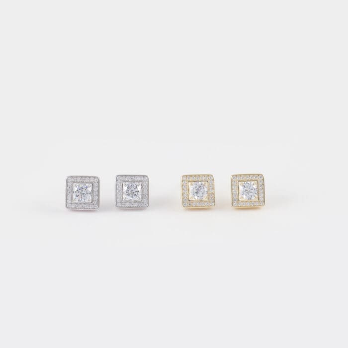 Σκουλαρίκια καρφωτά με πέτρες ζιργκόν Mar & Mar Burnett Studs από Ασήμι 925