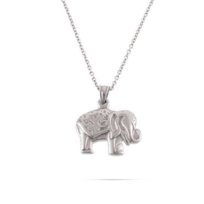 Κολιέ ελέφαντας Mar & Mar Elephant από ανοξείδωτο ατσάλι