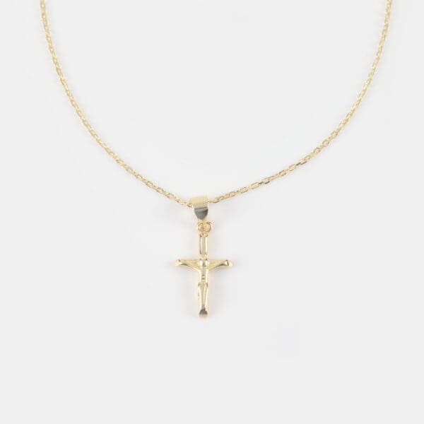 Κολιέ με σταυρό Mar & Mar Jesus Cross II S925 από Ασήμι 925