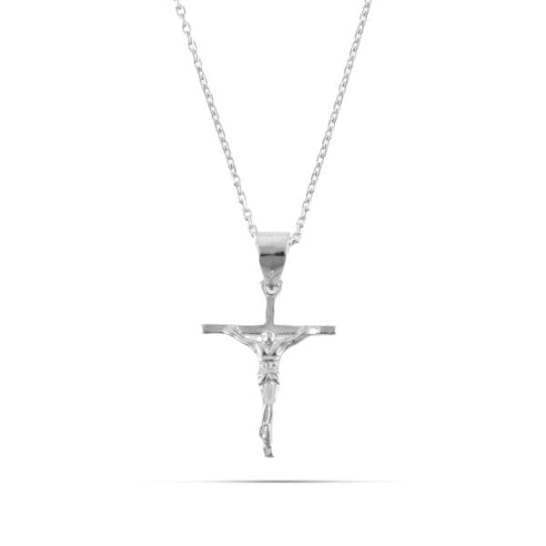 Κολιέ σταυρός Mar & Mar Jesus Cross IV από ασήμι 925