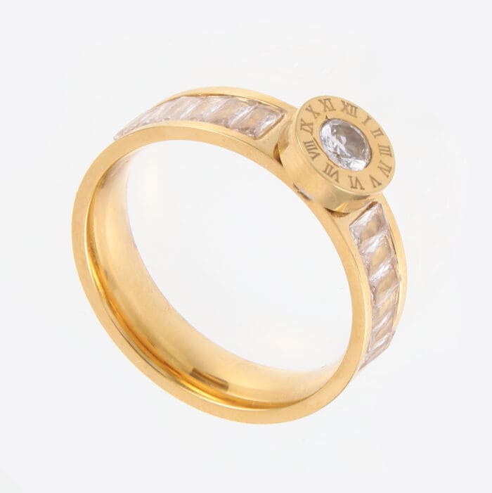 Γυναικείο δαχτυλίδι με ζιργκόν Mar & Mar Selene από ανοξείδωτο ατσάλι