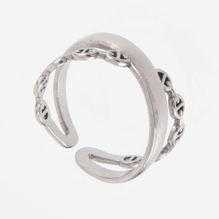 Γυναικείο δαχτυλίδι Mar & Mar Paisley από ανοξείδωτο ατσάλι