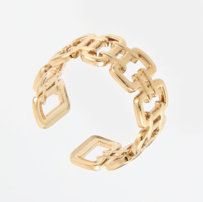 Γυναικείο δαχτυλίδι Mar & Mar Chain IV από ανοξείδωτο ατσάλι