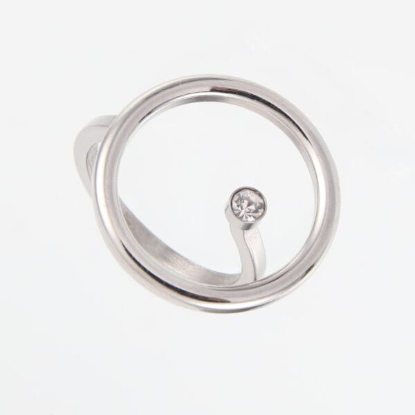 Γυναικείο δαχτυλίδι με ζιργκόν Mar & Mar Zila από ανοξείδωτο ατσάλι