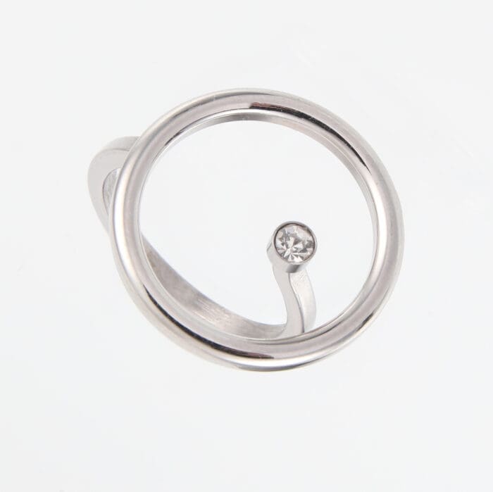 Γυναικείο δαχτυλίδι με ζιργκόν Mar & Mar Zila από ανοξείδωτο ατσάλι
